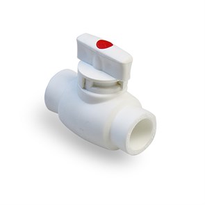 Кран шар 20 бабочка PRO AQUA БЕЛЫЙ STANDARD (МИНИ) PA44508