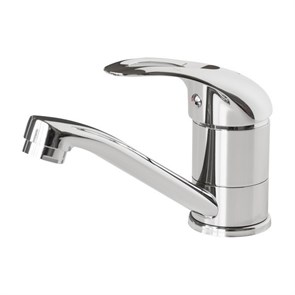 Смеситель для кухни 40к F4502-2-B FRAP (плоский пов.излив, п/гайку, хром, силумин) F4502-2-B