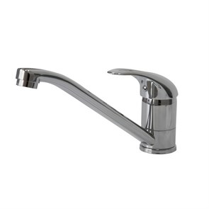 Смеситель для кухни 40к F4902-B FRAP (плоский пов.излив, п/гайку, хром, силумин) F4902-B