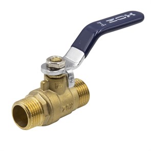 Кран шаровой 1/2'' нар/нар рукоятка ZOX/RM-L RML-12MML