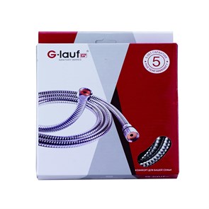Шланг душевой 150 см имп/кон Glauf URG-1306 коробка (свободное вращение) URG-1306 imp*imp 150 см