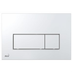Кнопка для инсталляции ALCAPLAST/Alcadrain М571 прямоуг, ХРОМ глянец M571