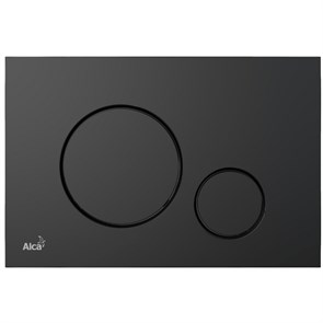 Кнопка для инсталляции ALCAPLAST/Alcadrain М678 круг, ЧЕРНАЯ матовая M678