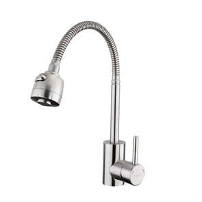 {{photo.Alt || photo.Description || 'Смеситель для кухни 35k F44899-1 FRAP (гибкий излив, 2х реж. аэратор, п/гайку, САТИН, нерж.сталь)'}}