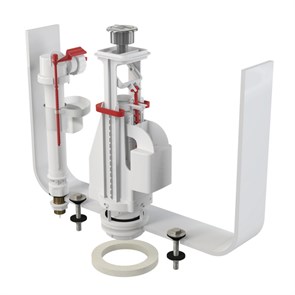 Арматура к смыв. бачку 2-х Кноп. Alcadrain хр.кн. ниж.подв унив колонка, лат. штуцер SA08ASK 1/2