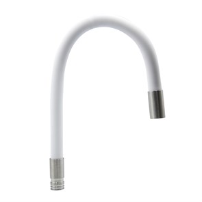 Излив для см кухня ГИБКИЙ белый (для смесителей MIXLINE MLSS-0325) 78418
