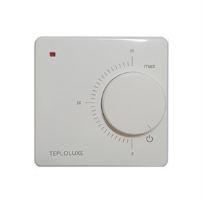 Терморегулятор ТЕПЛОЛЮКС LC 001 белый, механическое управление 100035595600