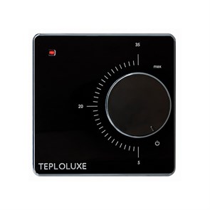 Терморегулятор ТЕПЛОЛЮКС LC 001 черный, механическое управление 100023498000