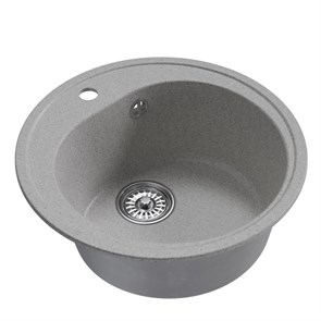 {{photo.Alt || photo.Description || 'Мойкa ML-GM11 КОМФОРТ круглая, серая (310), 500мм (глуб. чаши 180)'}}