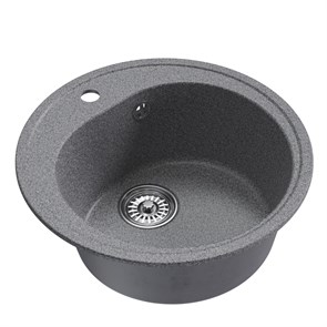 {{photo.Alt || photo.Description || 'Мойкa ML-GM11 КОМФОРТ круглая, темно-серая (309), 500мм (глуб. чаши 180)'}}