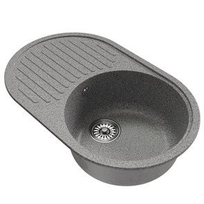 {{photo.Alt || photo.Description || 'Мойка ML-GM16 КОМФОРТ овальная с крылом, темно-серая (309), 730*460*180мм'}}