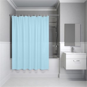 {{photo.Alt || photo.Description || 'Штора для ванной полиэтилен IDDIS P07PE18i11 Promo  180*200 голубая c кольцами'}}