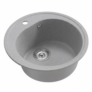 {{photo.Alt || photo.Description || 'Мойкa ML-GM11 КОМФОРТ круглая, графит (342), 500мм (глуб. чаши 180)'}}