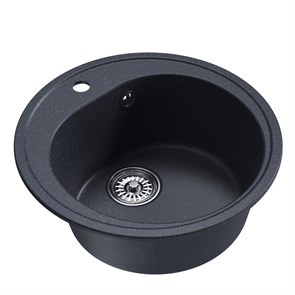 {{photo.Alt || photo.Description || 'Мойкa ML-GM11 КОМФОРТ круглая, антрацит (343), 500мм (глуб. чаши 180)'}}