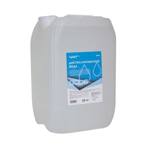 Вода дистиллированная  VRT VR.W.20 20кг VR.W.20