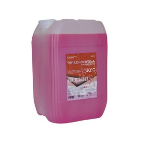 Теплоноситель VRT VR.E.G.20.30 (этиленгликоль, -30 град) 20 кг РОЗОВЫЙ 00-00001666