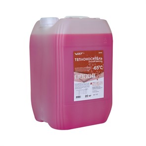 Теплоноситель VRT VR.E.G.20.65 (этиленгликоль, -65 град) 20 кг РОЗОВЫЙ 00-00001669
