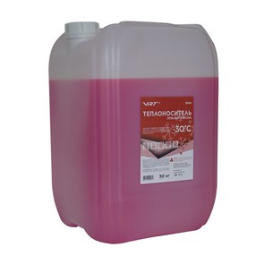 Теплоноситель VRT VR.E.G.30.30 (этиленгликоль, -30 град) 30 кг РОЗОВЫЙ 00-00001667