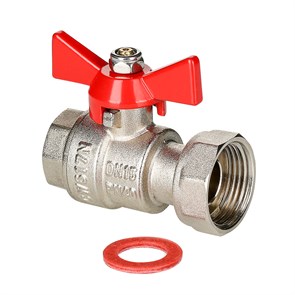 Кран шаровой с накидной гайкой 1/2