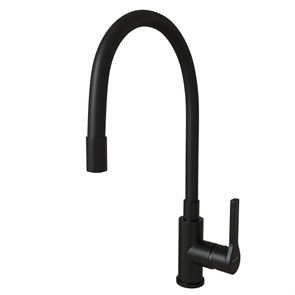 {{photo.Alt || photo.Description || 'Смеситель для кухни 35k MIXLINE ML23-097 "Round Black" гибкий излив боковая ручка ЧЕРНЫЙ'}}