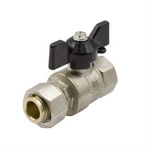 Кран шаровой 1/2'' вн/накидная гайка бабочка LD PRIDE LD 47.346.15