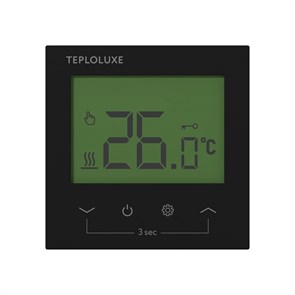 Терморегулятор ТЕПЛОЛЮКС Pontus черный, цифровое управление 100037088300