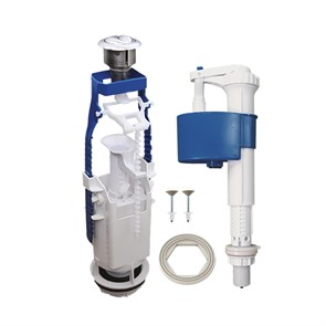 Арматура к смыв.бачку 2-х Кноп Уклад метал нижний подвод унив колонка D40 (А77.59.14.3) А 77.59.14.3