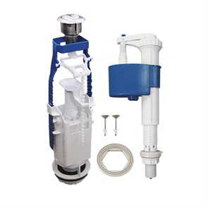 Арматура к смыв.бачку 2-х Кноп Уклад хром нижний подвод унив колонка D40 (А77.59.14.1) А 77.59.14.1