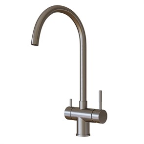 {{photo.Alt || photo.Description || 'Смеситель для кухни 35k MIXLINE MLSS-0326 трубчатый излив, подкл.к фильтру, п/гайку САТИН'}}