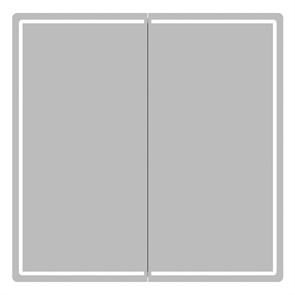 {{photo.Alt || photo.Description || 'Зеркальный шкаф "ВЕКТОР" 800*800 (ШВ) универсальный, бесконтактный сенсор, светодиодная подсветка'}}