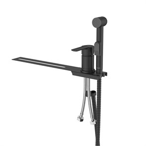 {{photo.Alt || photo.Description || 'Смеситель с гигиеническим душем 35к Milardo 001BL00M08 "Tidy" установка на унитаз, ЧЕРНЫЙ матовый'}}