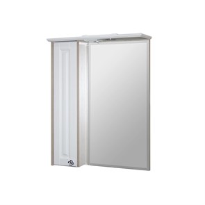 {{photo.Alt || photo.Description || 'Зеркальный шкаф "ВЕРСАЛЬ-55" белое дерево левый  с подсветкой(ПВХ)'}}