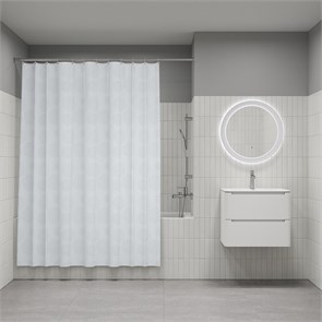 {{photo.Alt || photo.Description || 'Штора для ванной полиэстер IDDIS BD01P18i11 180*200 белая c кольцами'}}