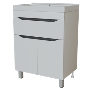 {{photo.Alt || photo.Description || 'Тумба д/ванной "Лайн-60" 1 ящик под раковину Фостер 60 (Kirovit)/Fest-60 (Sanita Lux) (ПВХ)'}}