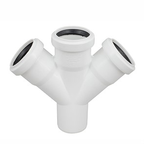 50/50/50 Крестовина угол 45 однопл. БЕСШУМН. ПОЛИТЭК 130135545