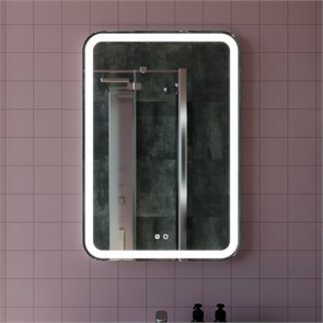 {{photo.Alt || photo.Description || 'Зеркало MIXLINE "Мальта-VOICE"  550*800 (ШВ) сенсорный выключатель, управление голосом., подогрев'}}