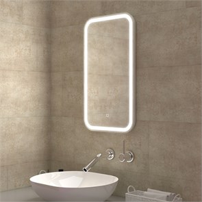 {{photo.Alt || photo.Description || 'Зеркало MIXLINE "Мальта" 400*700 (ШВ) сенсорный выключатель, светодиодная подсветка'}}