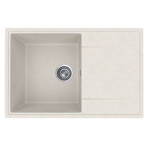 {{photo.Alt || photo.Description || 'Мойкa ML-GMU07 УЛЬТРА с крылом, белый камень, 735*475 мм (глуб. чаши 175)'}}