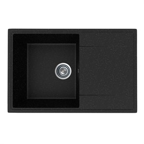 {{photo.Alt || photo.Description || 'Мойкa ML-GMU07 УЛЬТРА с крылом, черный камень, 735*475 мм (глуб. чаши 175)'}}