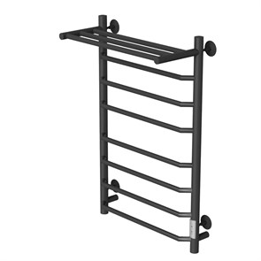 {{photo.Alt || photo.Description || 'Полотенцесушитель MIXLINE MIRA  80х50 (таймер, 403Вт, 7 перекладин + ПОЛКА) электрический ЧЕРНЫЙ'}}