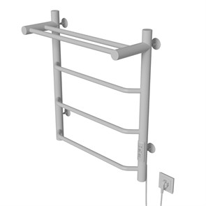 {{photo.Alt || photo.Description || 'Полотенцесушитель MIXLINE MIRA  60х50 (таймер, 251Вт, 3 перекладины + ПОЛКА) электрический БЕЛЫЙ'}}