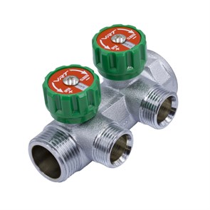 {{photo.Alt || photo.Description || 'Коллектор 1''x3/4'' (евроконус) с регулировочными вентилями для подачи водоснабжения VRT (2 вых)'}}