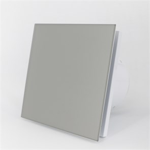 Панель для вентилятора AEON 179x179 D100/125 стекло матовое Silver clear серебристое DICITI PAGM4/5 Silver Clear