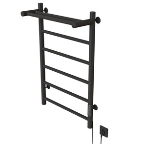 {{photo.Alt || photo.Description || 'Полотенцесушитель MIXLINE VEGA  80х50 (таймер, 318Вт, 5 перекладин + ПОЛКА) электрический ГРАФИТ'}}