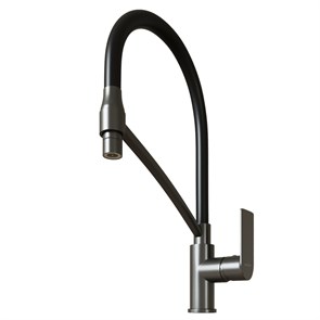 {{photo.Alt || photo.Description || 'Смеситель для кухни 35k MIXLINE ML33-108GR"City Graphite" гибкий излив с фикс.бок.ручка б/отв ГРАФИТ'}}