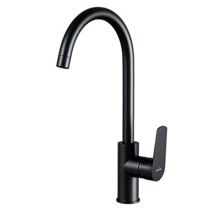 {{photo.Alt || photo.Description || 'Смеситель для кухни 35k MIXLINE ML14-032BL высокий излив б/отв боковая п/гайку ЧЕРНЫЙ (без подводки)'}}