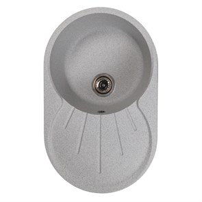 {{photo.Alt || photo.Description || 'Мойка ML-GMS105 СТАНДАРТ овальная с крылом, серый (310), 740*460*190мм'}}