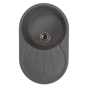 {{photo.Alt || photo.Description || 'Мойка ML-GMS105 СТАНДАРТ овальная с крылом, темно-серый (309), 740*460*190мм'}}