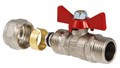 Кран шаровой для м/п трубы 1/2'' х 16 нар/ц VALTEC VT.341.N.1604 VT.341.N.1604
