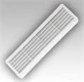Решетка вент. переточная 450*131 фланец 432х117 4513ДП двусторонняя ERA 4513ДП